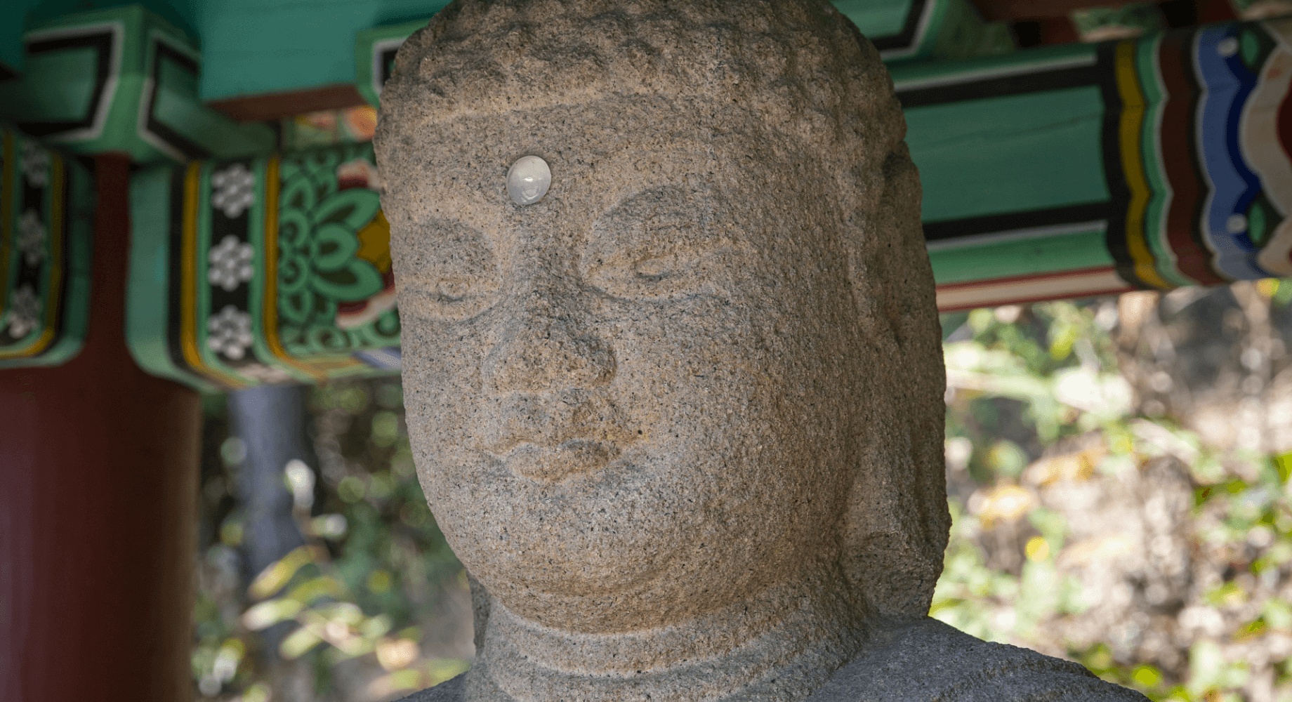 Stone Seated Buddha and Square Pedestal from Gyeongju 03