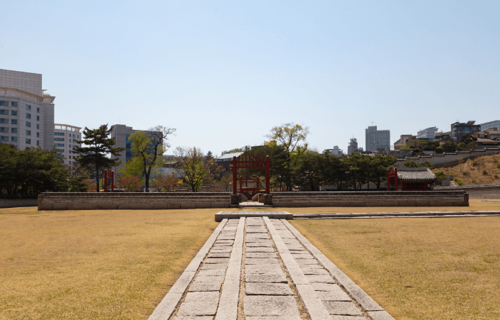 사직단 제단 사진